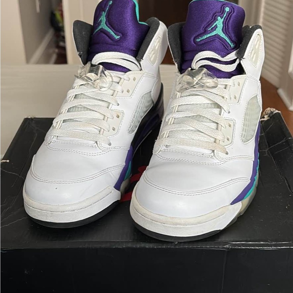 Air Jordan 5 Retro Grape Sneakers